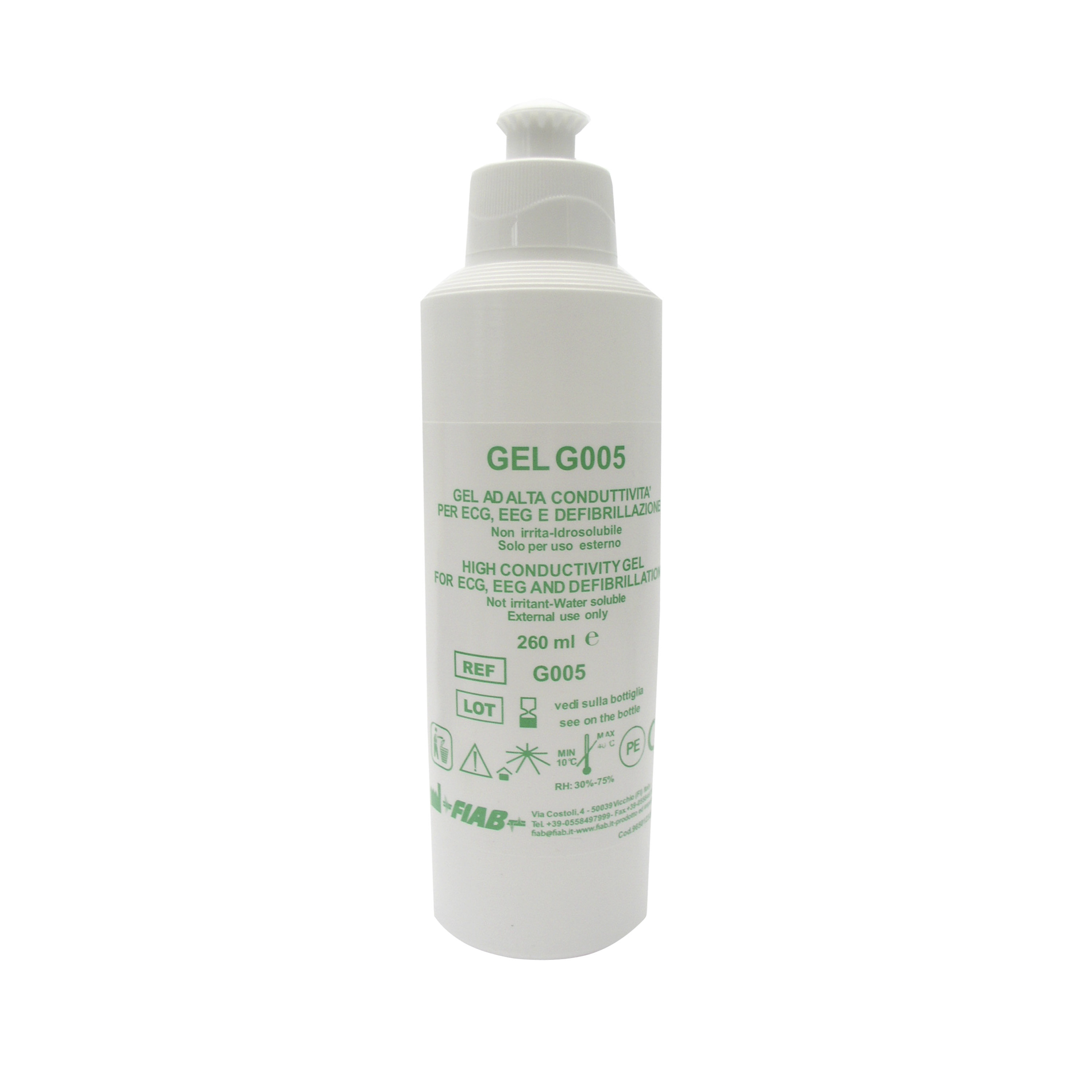 Gel pro EKG a defibrilátory, 260 ml POLYMED medical Share our vision.