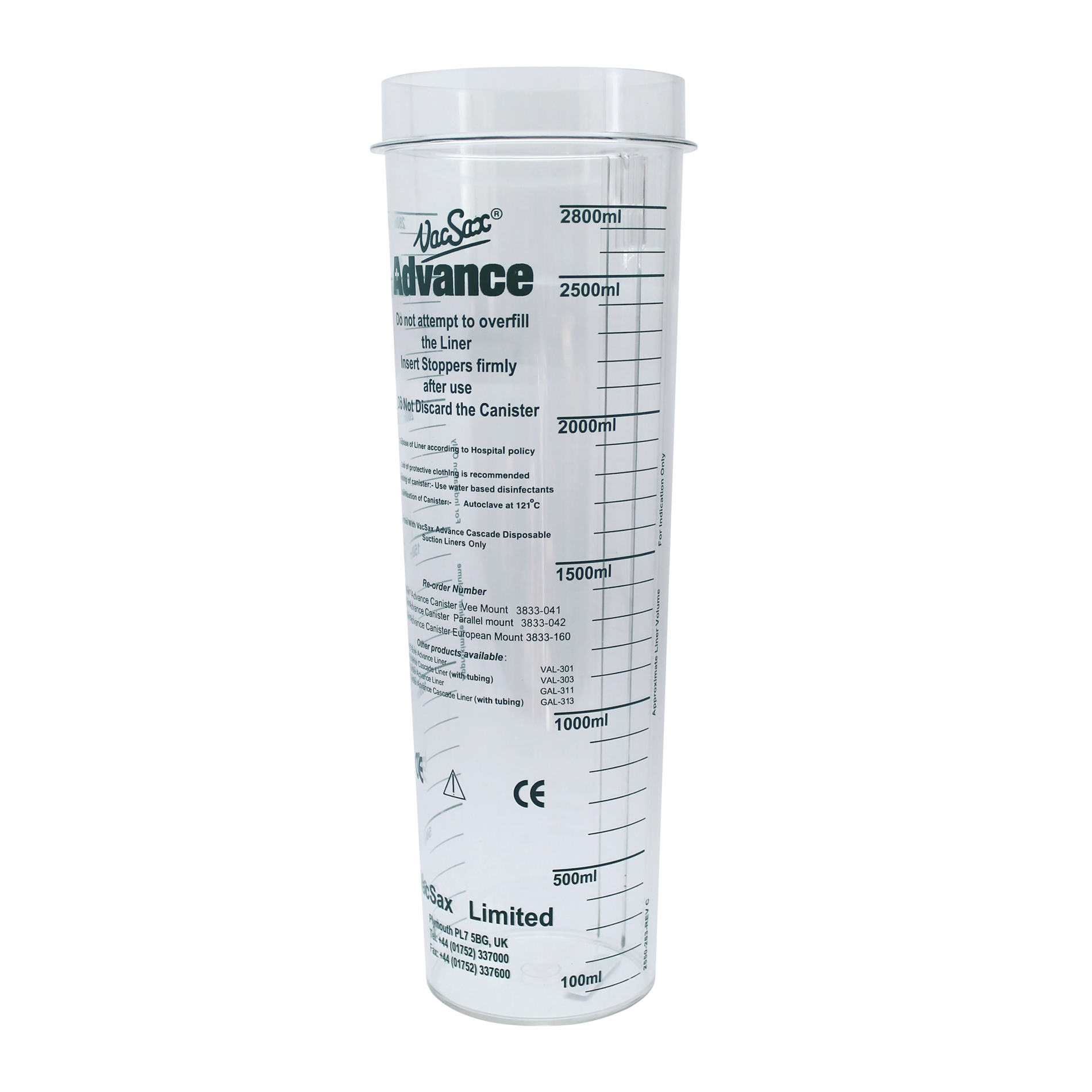 Láhev 3L pro Bacticlear, ADV