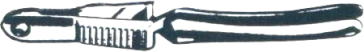 Peán DIEFFENBACH rovný, 5 cm